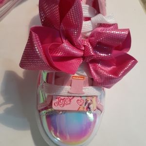 Jojo sneakers  hot pink cheetah.